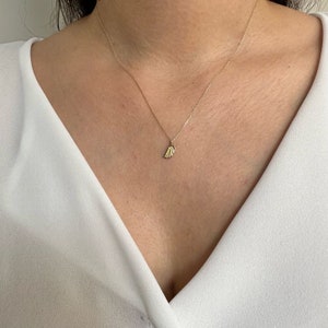 14K Solid Gold Angel Wings Necklace, Angel Wings Pendant, Angel Wings Charm, Gold Wing Necklace, Mother's Day Gift, Miscaring Necklace