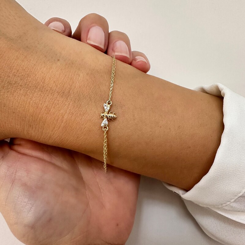 BEE DELICATE BRACELET GOLD