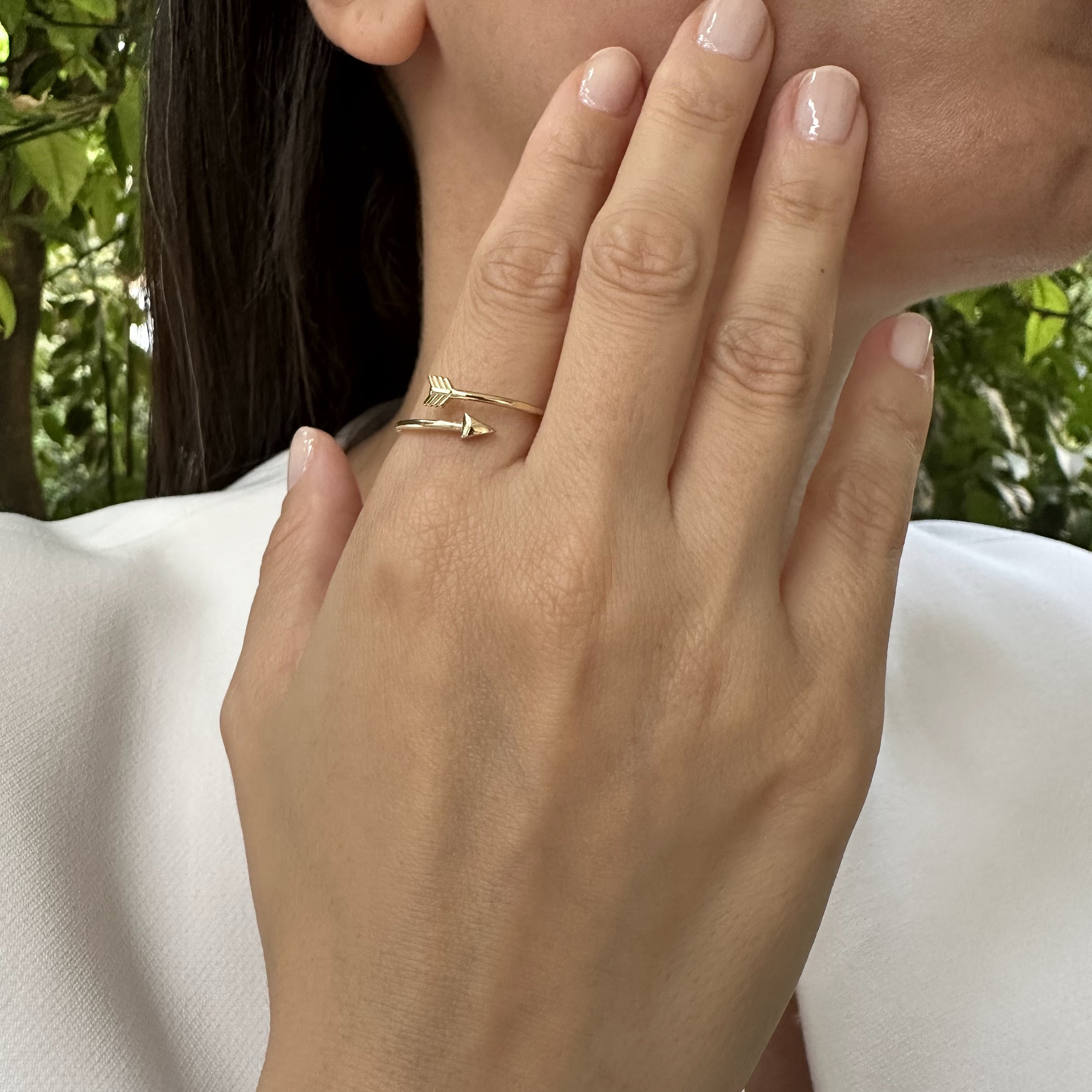 Rose Gold Arrow Ring Canada