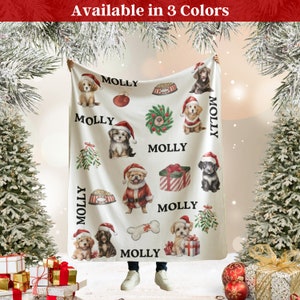 Christmas blanket for dogs hotsell