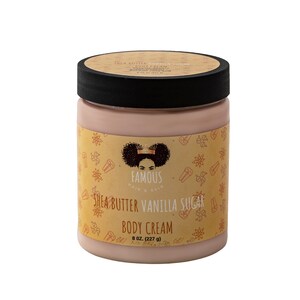 8 oz. SHEA BUTTER vanilla sugar body cream/scented cream/skin cream to soften skin/organic cream/ all natural skin cream/organic shea butter