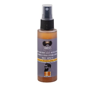 2 oz. MEN BEARD and MUSTACHE hydrating mist spray/ beard spray/ natural beard spray/ mustache spray/chebe spray for beard/conditioning spray