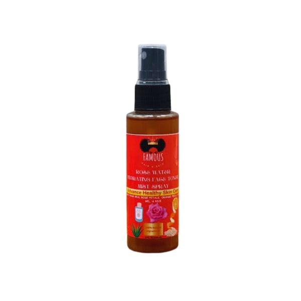 4 oz. ROSE WATER HYDRATING Face Toner spray/hydrating spray/organic face spray/rose water spray/natural face mist spray/face toner spray