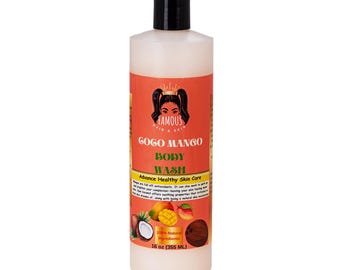 16 oz. COCO MANGO Scented Body wash/ organic body wash/ body wash for skin/natural body wash