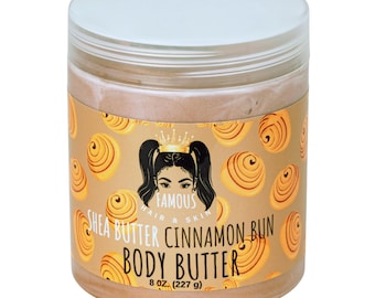8 oz. Shea Butter Cinnamon Bun Body Butter/Scented butter