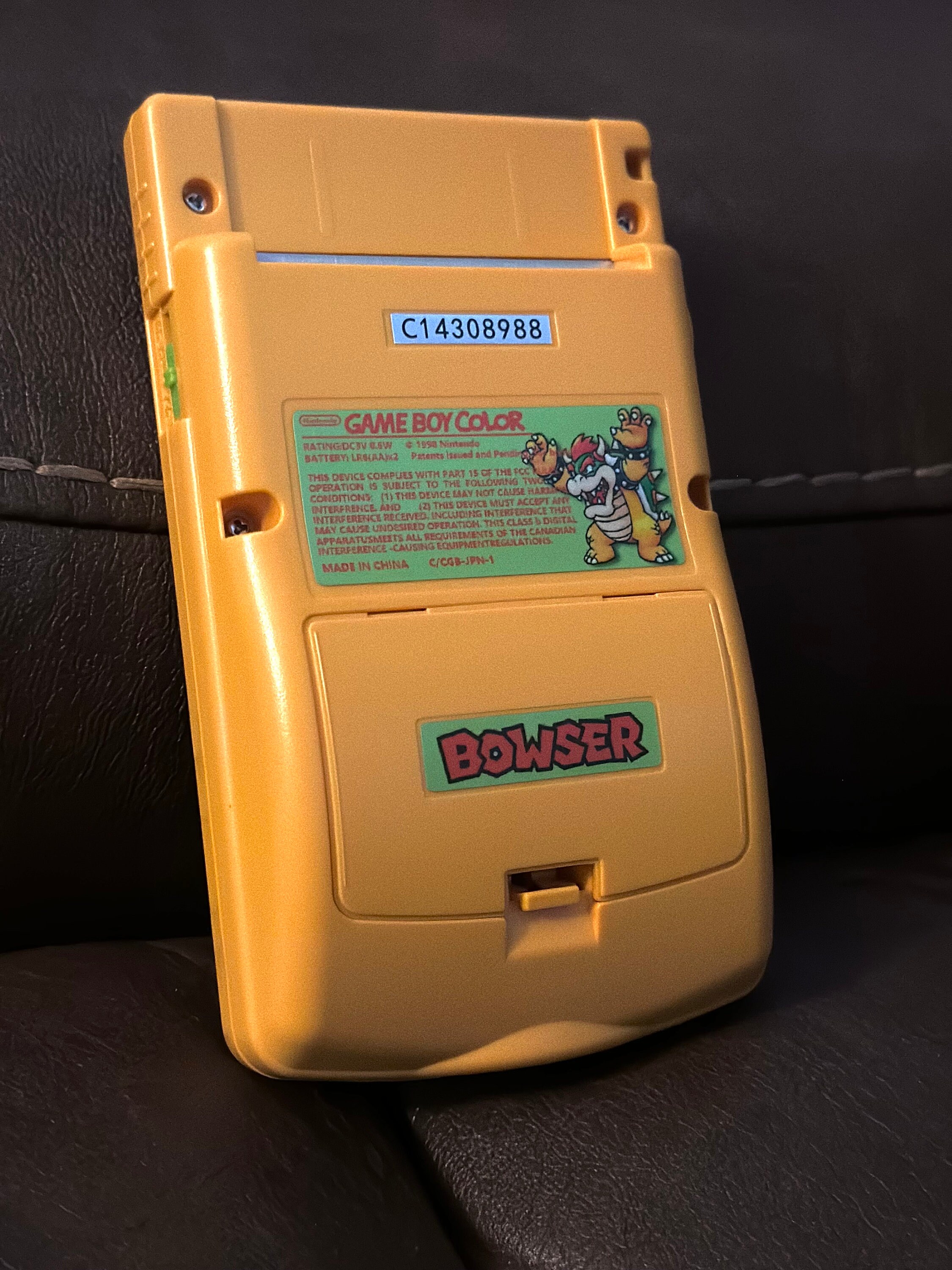 Game Boy Color Bowser Edition - Etsy