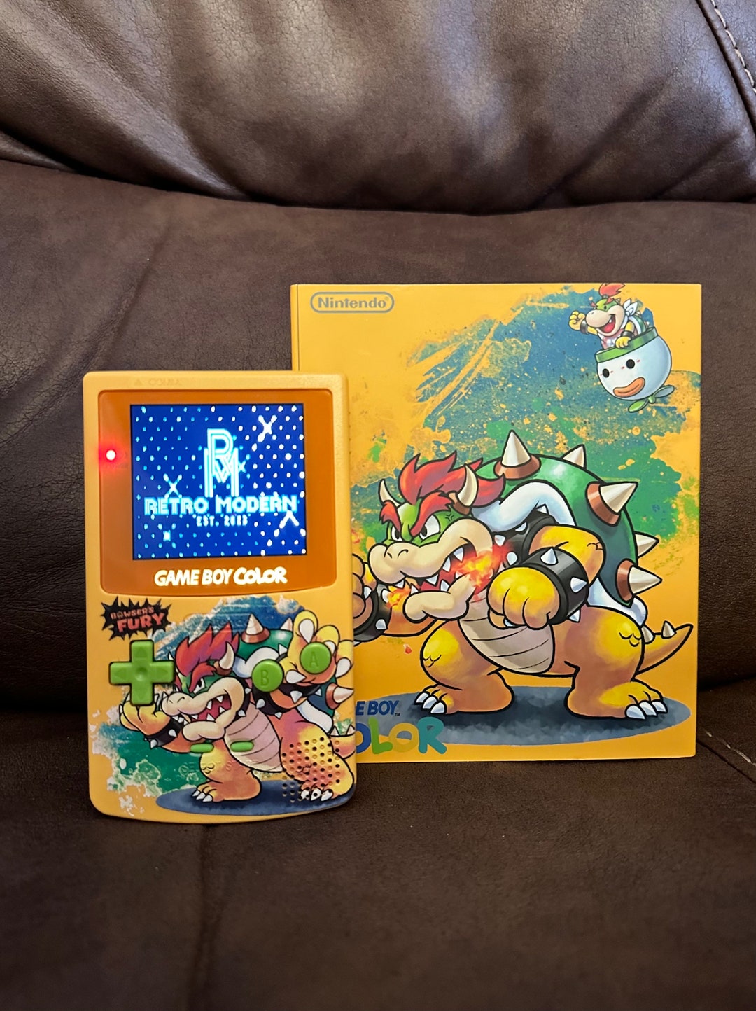 Game Boy Color Bowser Edition - Etsy