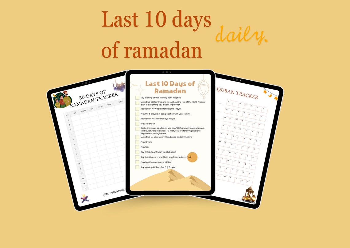 Ramadan Printable Planner Ramadan Stickersreading the Quran Ramadan ...