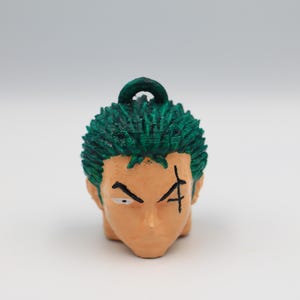 Roronoa Zoro Keychain – Handmade One Piece Keyring – 3D Printed Anime Gift for Fans and Collectors
