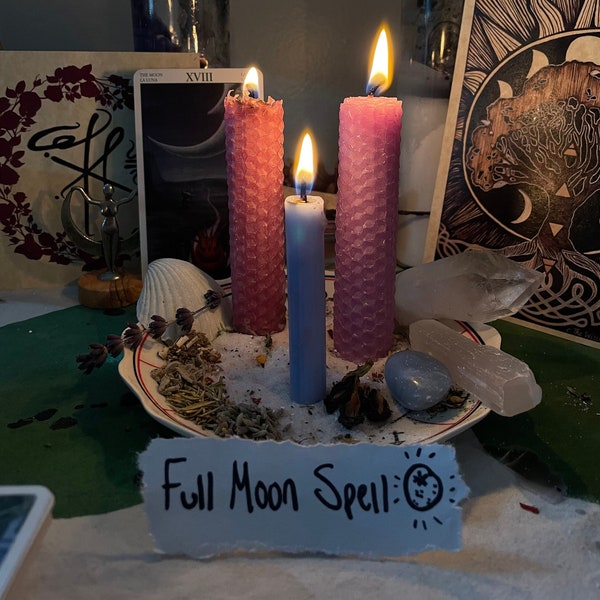 PHOTO PROOF | Powerful Full Moon Manifestation Spell