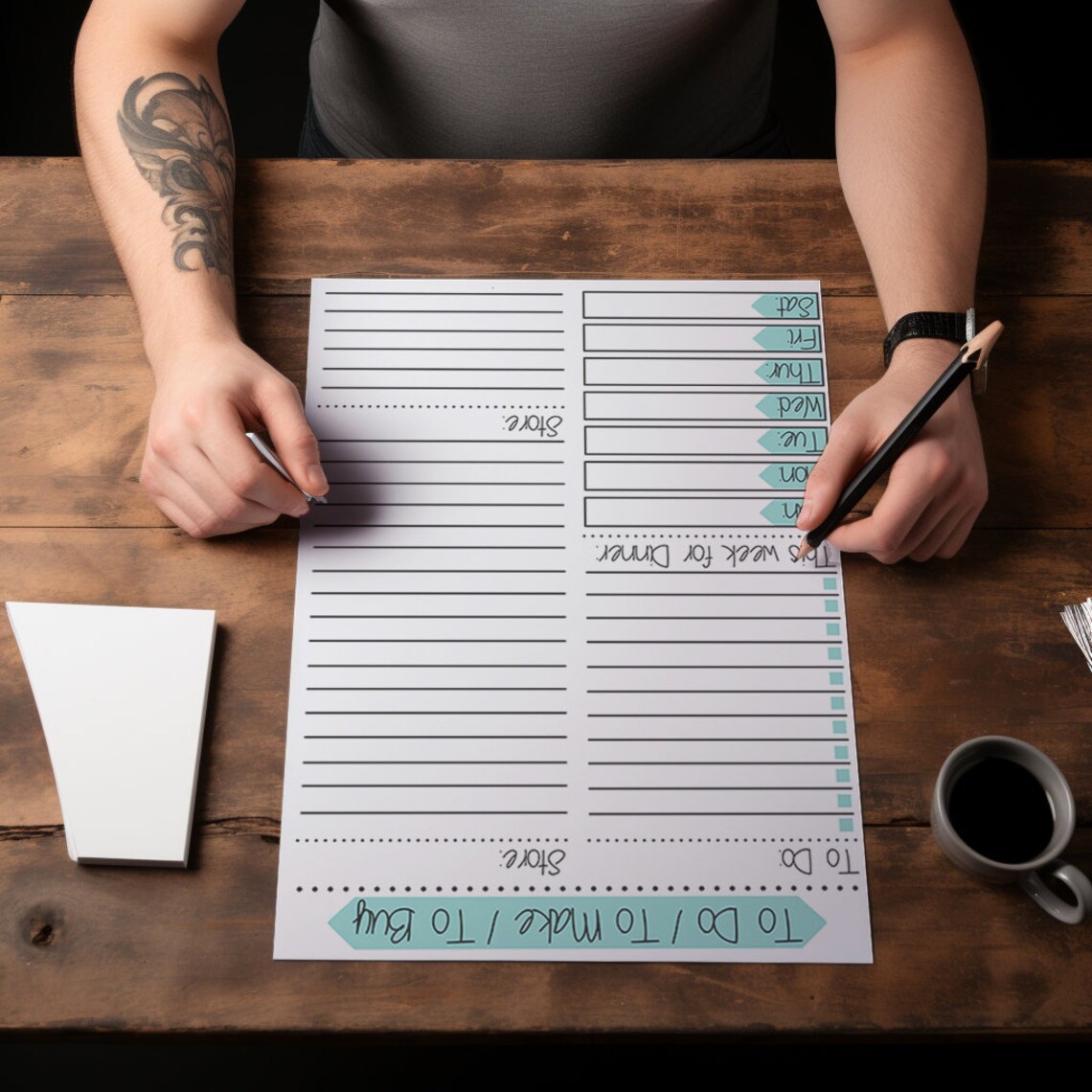 Minimalistic Weekly Planner Printable | A4 & A5 | Instant Download PDF ...