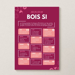 Jogos de despedida de solteira - Jogo editável de despedida de solteira - Beba se for francês - Desafios de despedida de solteira - Atividades de despedida de solteira - Prêmios para despedida de solteira - despedida de solteira