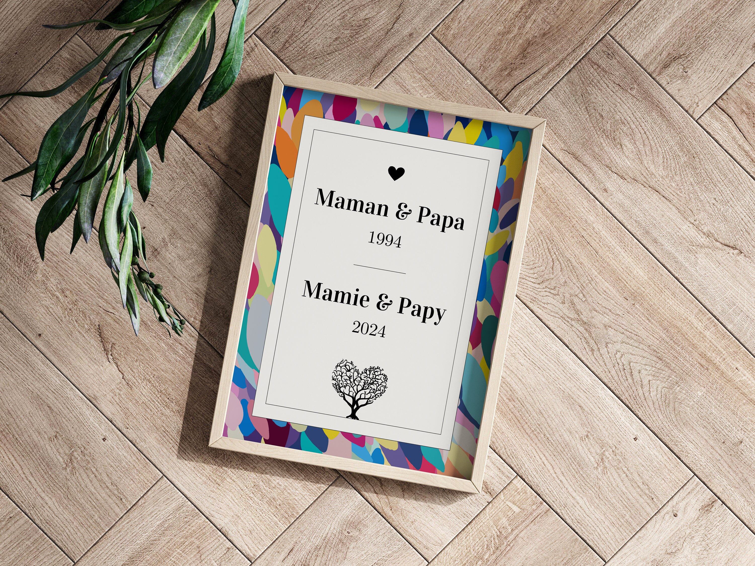 Texte Annonce Grossesse Arrière Grand Parents www.etsy.com