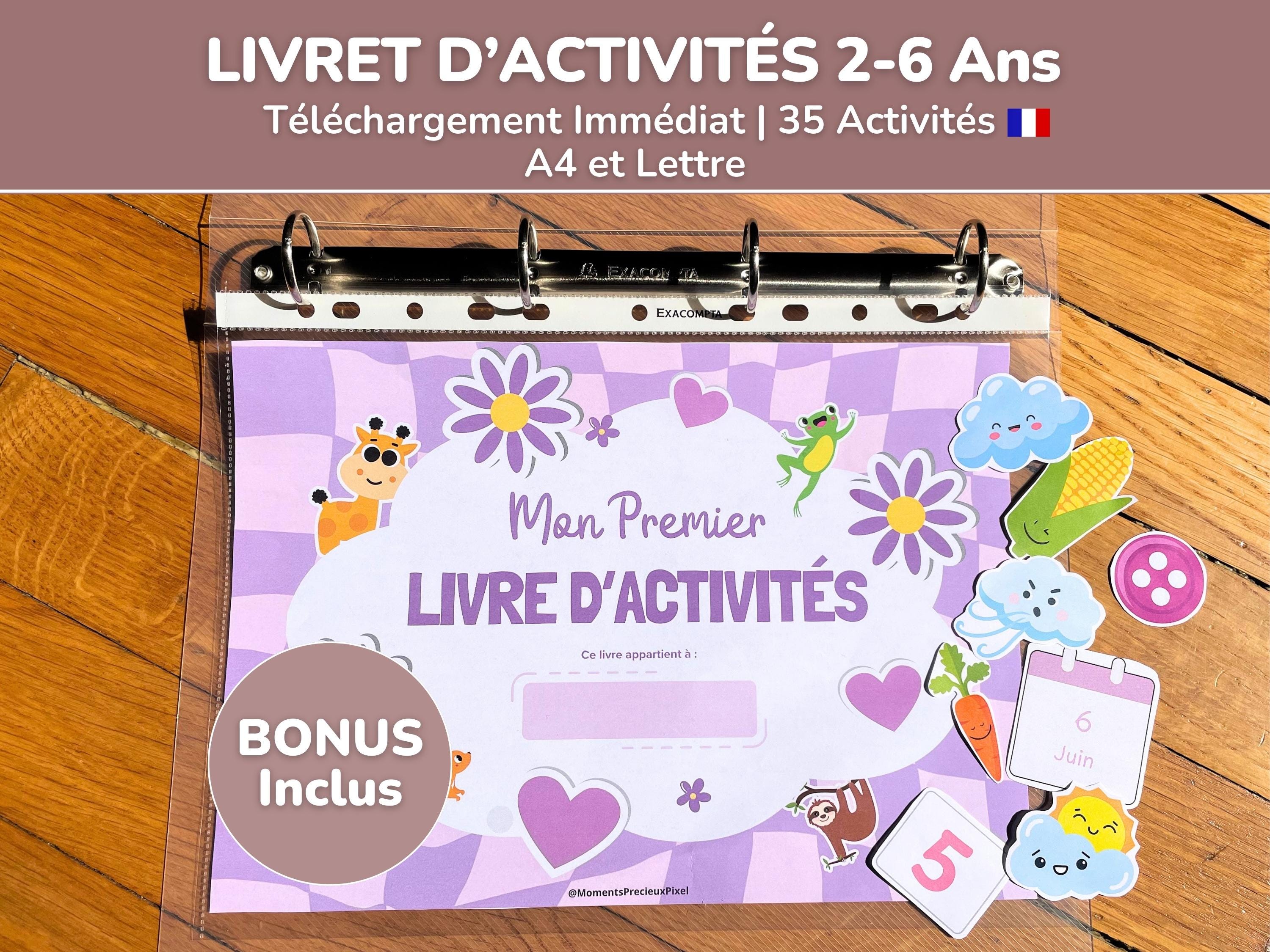 Montessori activity book for kids, toddler learning, cognitive development for children ages 2-6, digital
