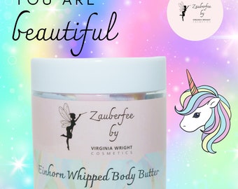 Einhorn Whipped Body -  Butter Wassermelonenduft Virginia Wright Cosmetics