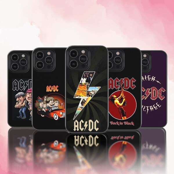 Ac / Dc ACDC Hard Rock Band Stil Design Robuste Handyhülle iPhone 14 13 12 11 8 X XS XR Plus Pro Mini Max Samsung Galaxy S23 S22 S21 Ultra Plus