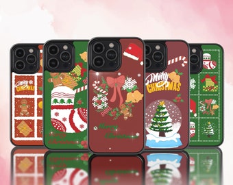 Christmas Style Design Tough Phone Case iPhone 14 13 12 11 8 7 X XS XR Plus Pro Mini Max Samsung Galaxy S23 S22 S21 S20 Ultra Plus A53 Cover