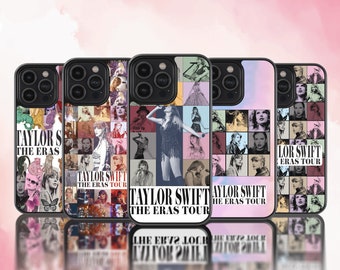 Taylor Eras Style Design Étui de téléphone résistant iPhone 15 14 13 12 11 8 7 X XS XR Plus Pro Mini Max Samsung Galaxy S23 S22 S21 A70 A54 Ultra Plus