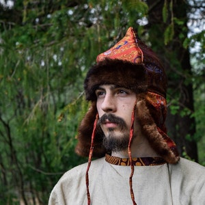 Alan Silk medieval Hat from Nizhny Arhyz, 8th-10th century