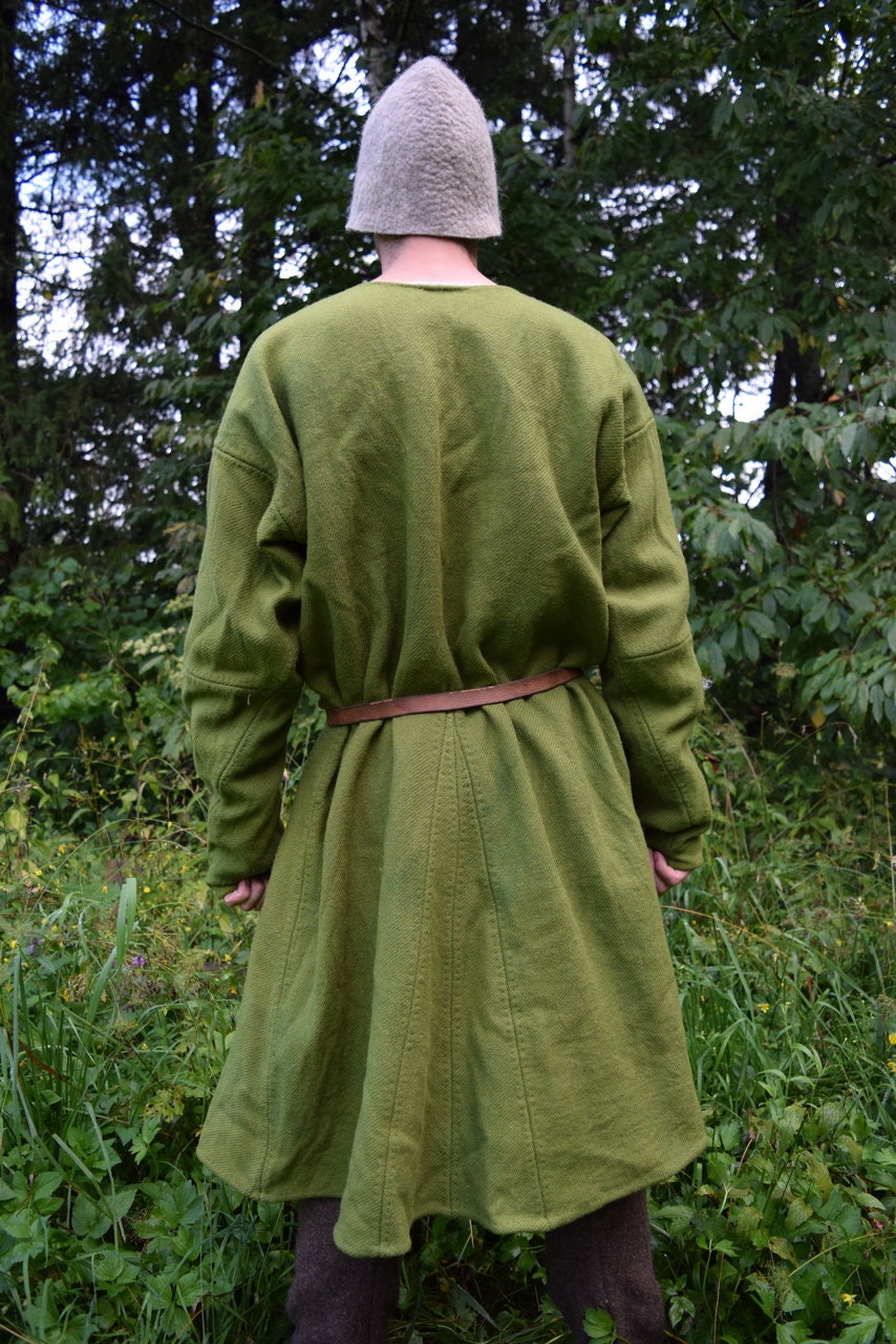 Four Gores Wool Tunic Inspired Kragelund Mose Tunic, Medieval