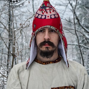 Alan Silk medieval Hat from Moshchevaya Balka, 8th-10th century.