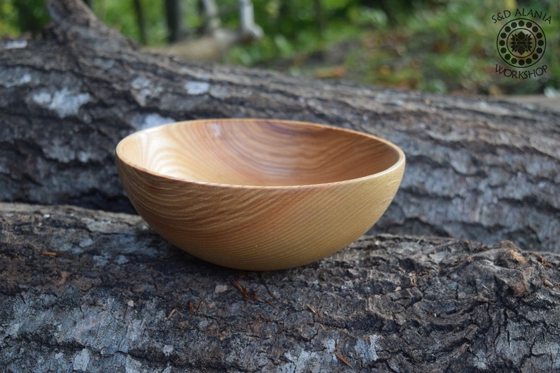 Wooden Turned Bowl Etsy