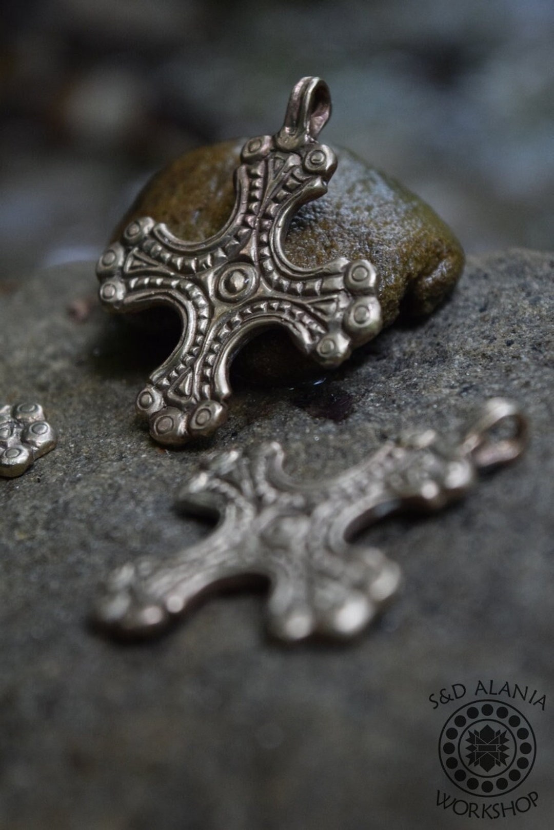 Cross Pendant, Kievan Rus, Pskov, Kyiv, Gnezdovo Early Medieval