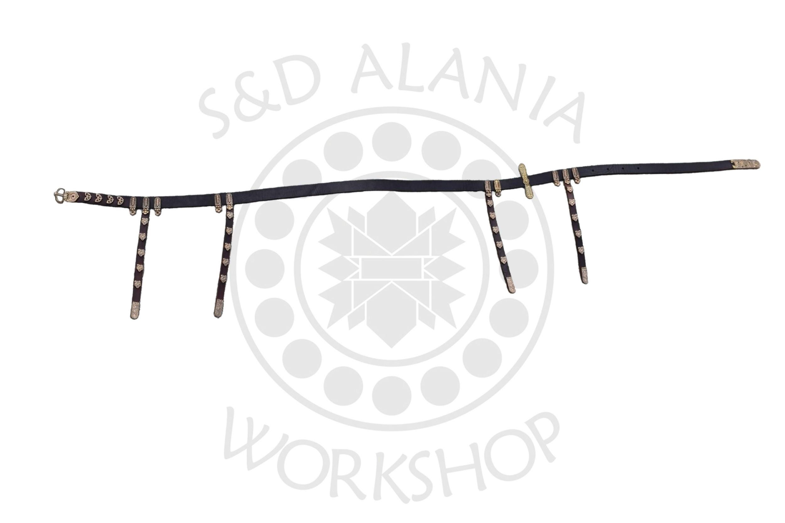 Avar Belt Set From Zelovce, Slovakia, Avar Khaganate 8th