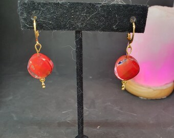 Boucles d'oreilles Rubis