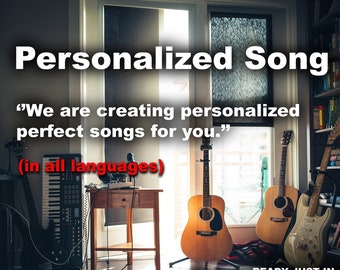 Chansons spéciales pour vous ! (Fichier MP3) Paroles personnalisées et service de composition | Idées cadeaux romantiques| Écriture et composition de chansons personnalisées|