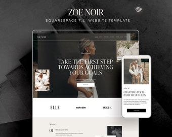 Squarespace 7.1 Template: Coaching & Course Website