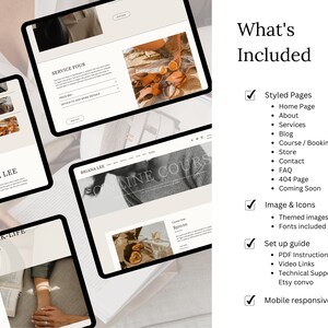 Webbplatsmall Squarespace-mall, Portfolio-webbplats, Squarespace-mall, Webbdesign, Bloggwebbplats, Coaching-webbplatsmall bild 5