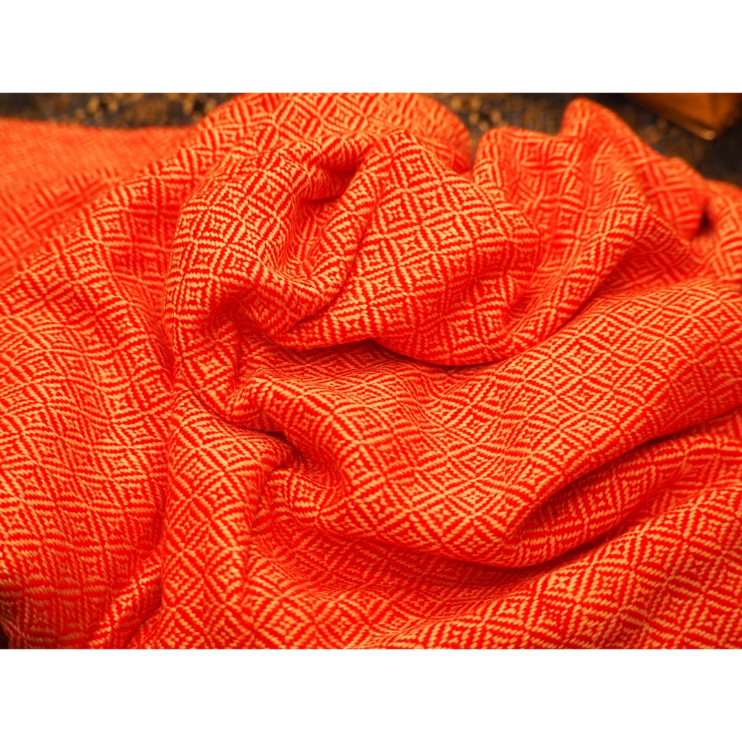 Red Luxury Cashmere Blanket Pure Cashmere and Handmade in Etsy