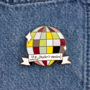 Mirrorball Enamel Pin - Cute Collectible Pin Badge - Colorful Aesthetic Gift for Music Fans - Sparkle Lapel Pin