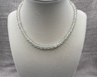 Prehnite Crystal Gemstone Necklace