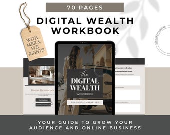 MRR Digital Product with PLR License, Canva Template, Ebook Digital Marketing, Passive Income Ebook, PLR Templates, Sell on Etsy as your own