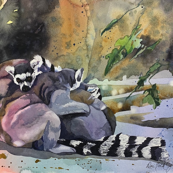 Zoo Animal Painting Etsy