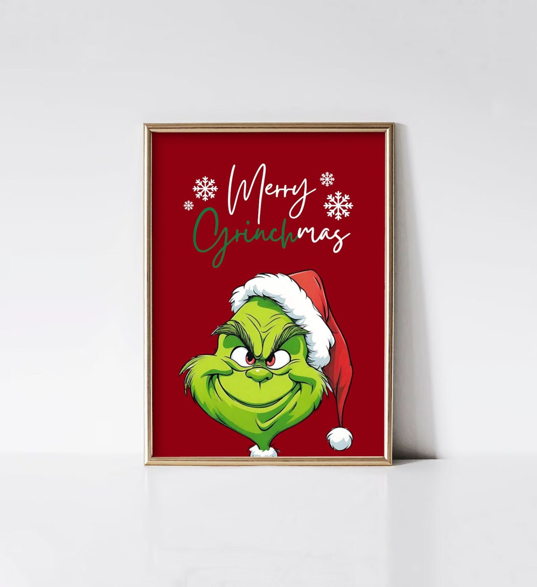 The Grinch Wall Art, Instant Download, Printable, Merry Christmas ...