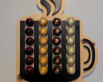CNC Dateien: Nespresso Vertuo Kapselhalter - Benutzerdefinierter Text - Digitale Datei - CNC-Fräser - Beinhaltet die Werkzeugwege