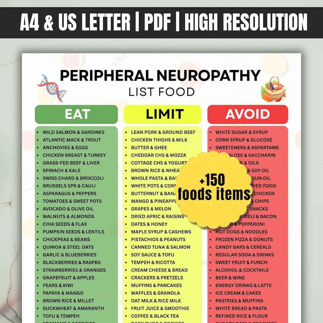 Peripheral Neuropathy Food List PDF Nerve Pain Relief Diet Diabetic peripheral-neuropathy-food-list-pdf-nerve-pain-relief-diet-diabetic