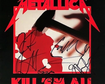 llica メタリカ 直筆サイン メタリカ 直筆サイン入り ブラックアルバム ビニール