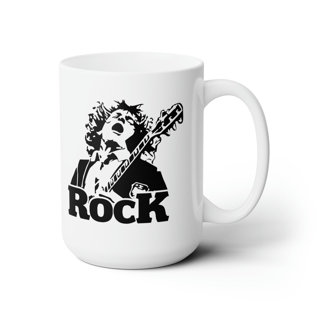 AC DC Rock N Roll Coffee Ceramic Mug 15oz Christmas - Birthday - Gift ...