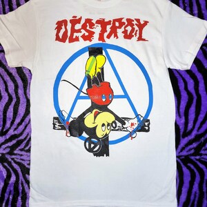 Mickey mouse destroy t-shirt sales