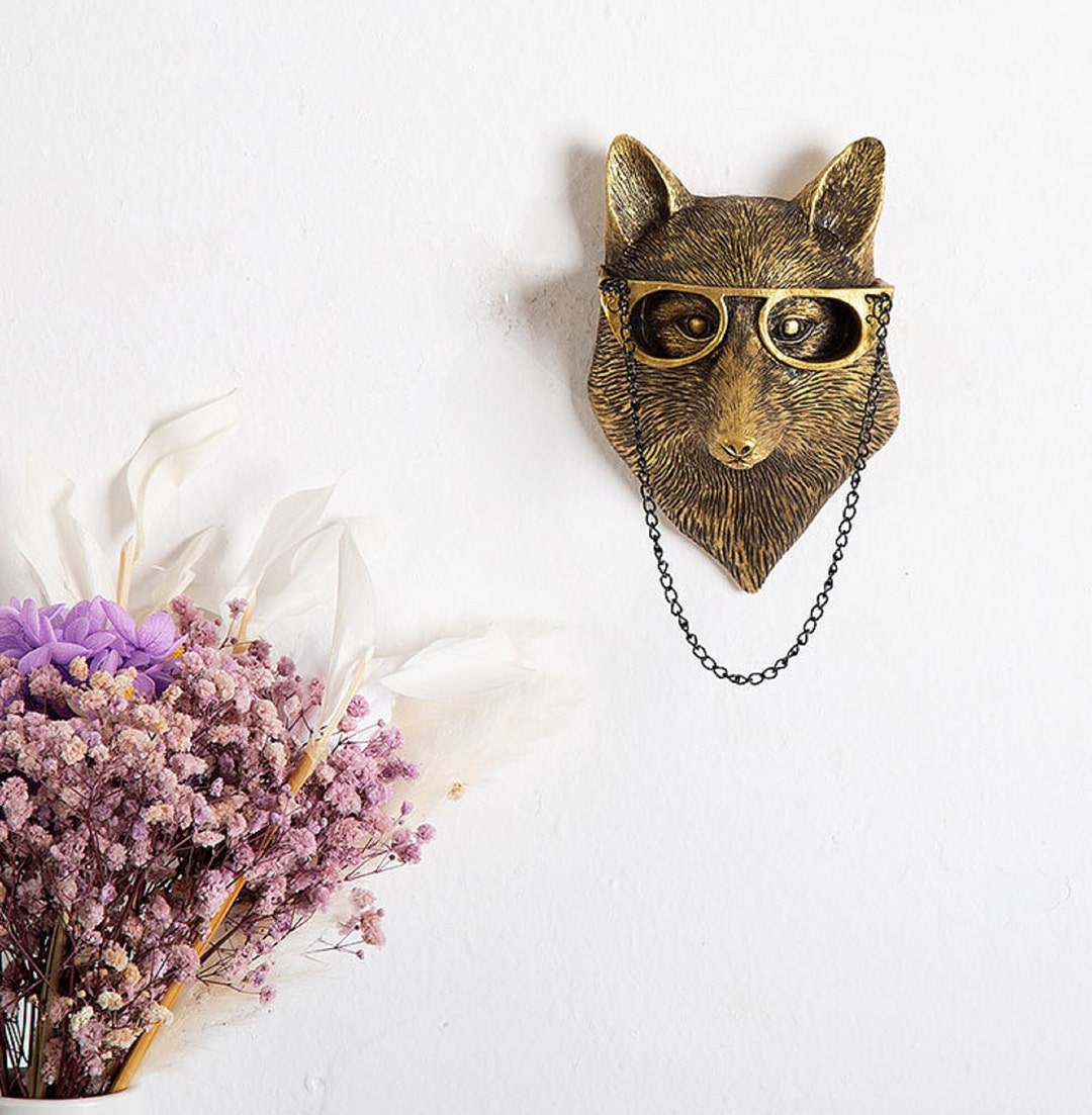 Antique Bronze Animal Wall Sculpture Resin Animal Rabbit Etsy