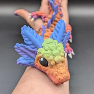 Magical Articulated Baby Axolotl Dragon