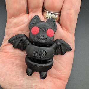 Articulating Tiny Halloween Baby Bat Fidget Toy