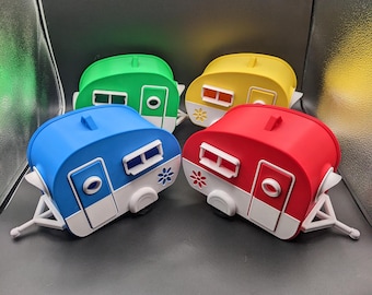 Retro RV Caravan Birdhouse