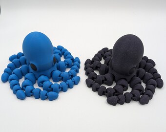 3D Printed Articulated Octopus Fidget Toy: Stress Relief Sensory Toy