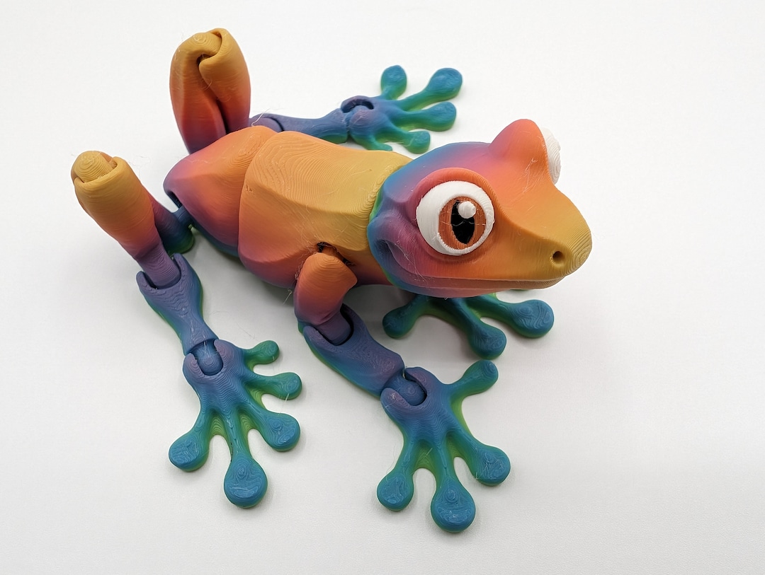 Fidget Tree Collapsible Articulated Tree Frog Fidget Toy Unique 3D Printed Gift - Etsy