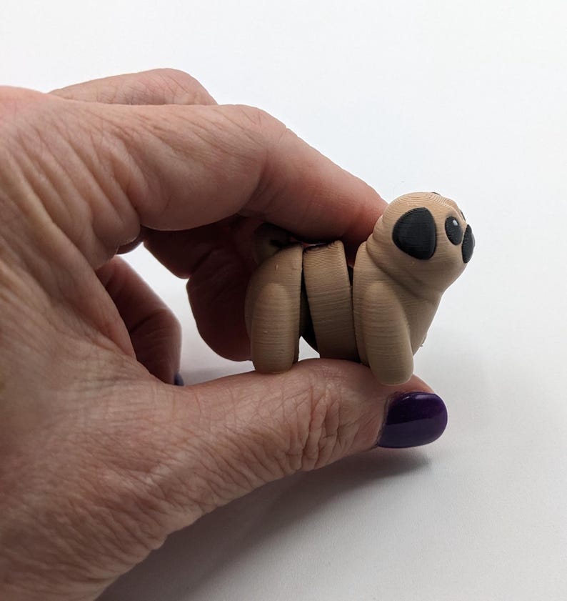 Adorable Articulated Pug Dog Fidget Toy - Etsy